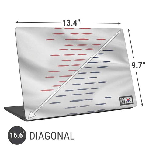 South Korea Soccer Flag Universal Laptop 16.6in (13.4 x 9.7in) Skin